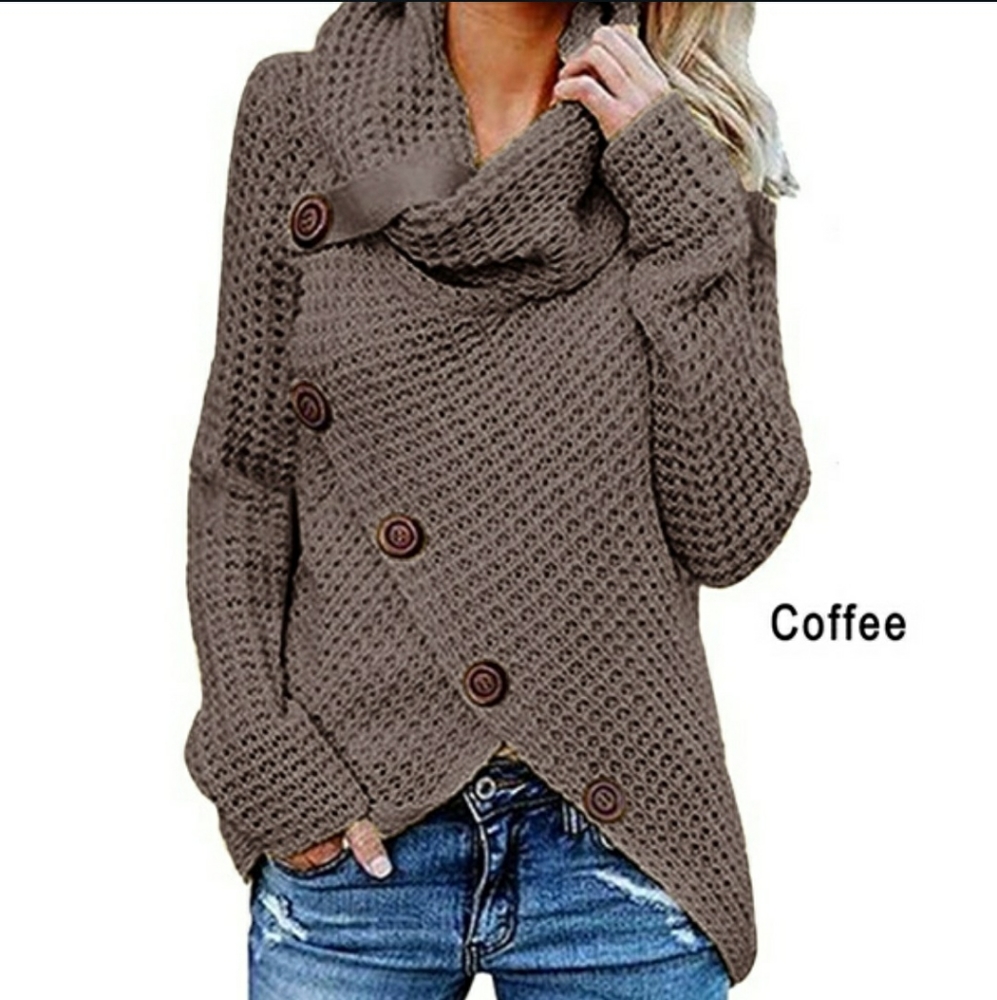 Waffle pattern Sweater - Picture 2 of 6